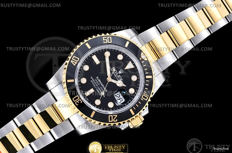 1229 RelaxedFit Submariner 116613LN 904L YG SS Blk VSF VS 1092